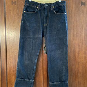 rag & bone jeans wide leg with cuff (size 26)